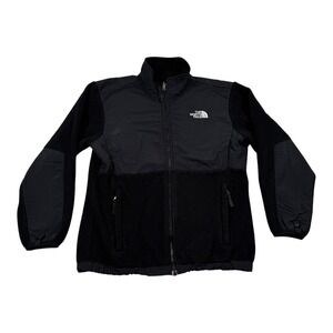 The North Face Jacket Womens Medium Black Polartec Fleece Full Zip Softshell